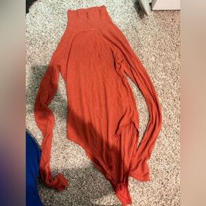 Free People Rust Bodysuit
